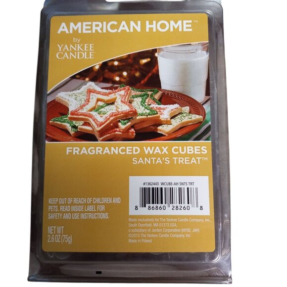 American Home By Yankee Candle Fragranced 3 Pack Wax Cubes Santas Treat NEW - Picture 5 of 7